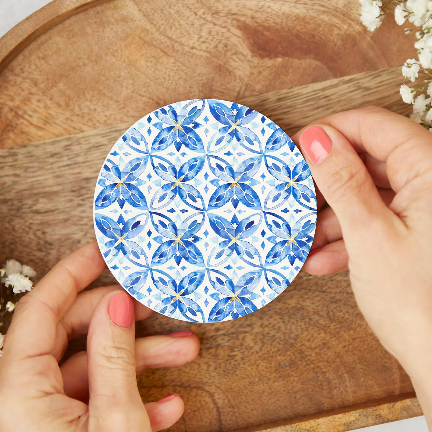 Mediterranean Lemon Coasters