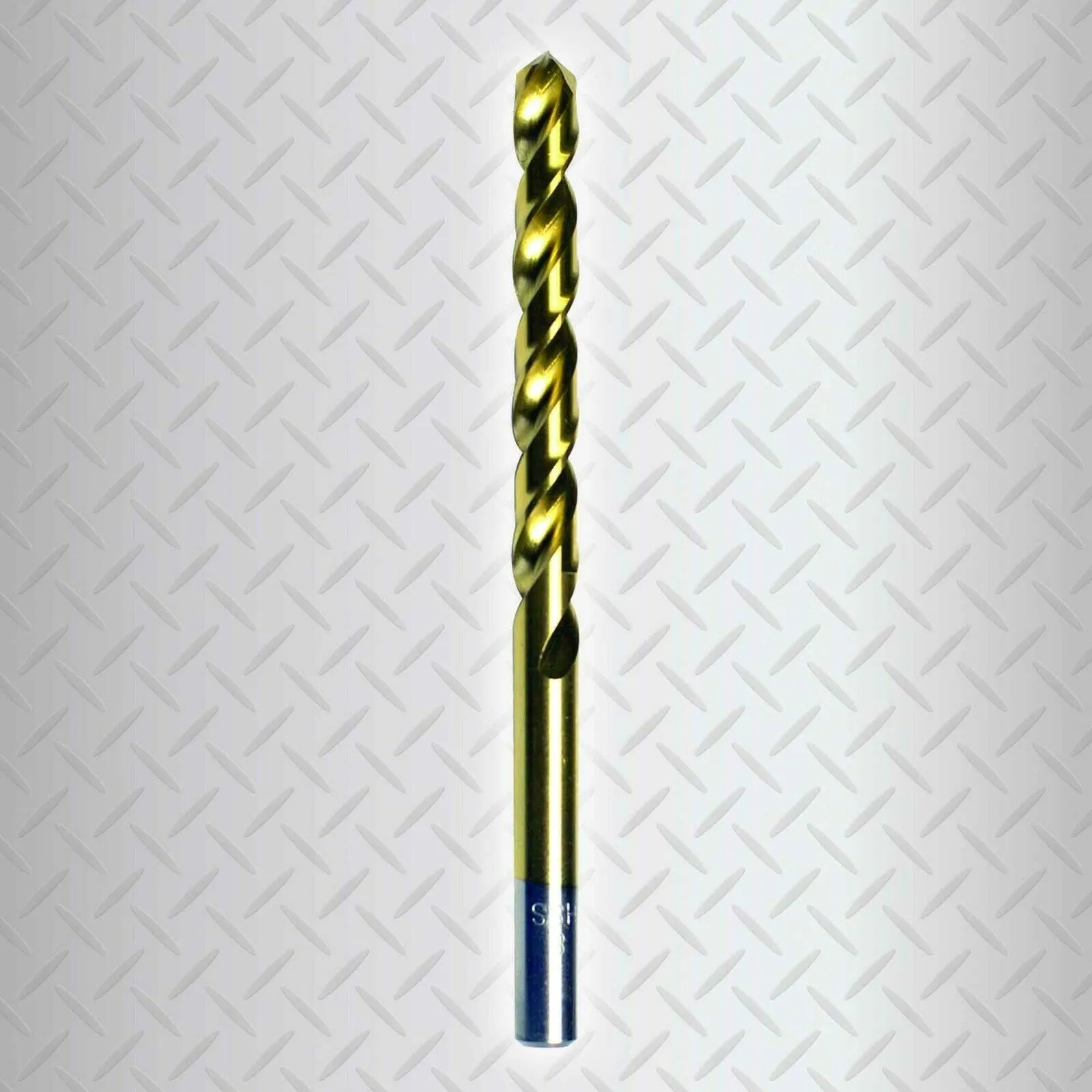 Metal Drill Bit Set HSS Titanium Coated Jobber (10 Piece, 3-7mm Diameter)