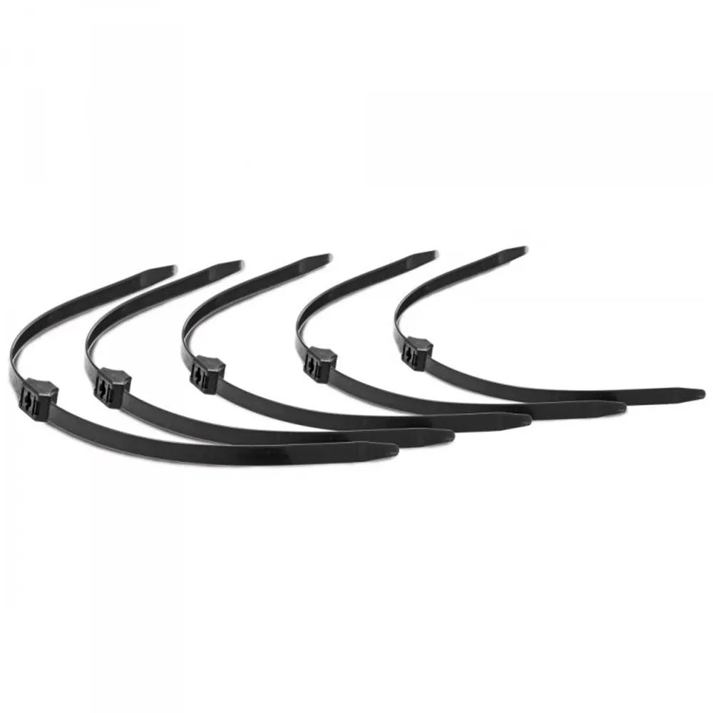 Misbehaved Blck ZipTie Police Cuffs 5pc*