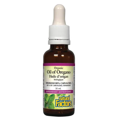 Natural Factors Organic Oil Of Oregano 30ml
