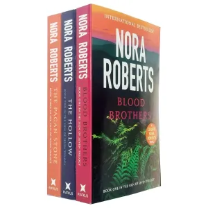 Nora Roberts Sign of Seven Trilogy 3 Books Collection Pack Set (Blood Brothers, The Hollow, The Pagan Stone)