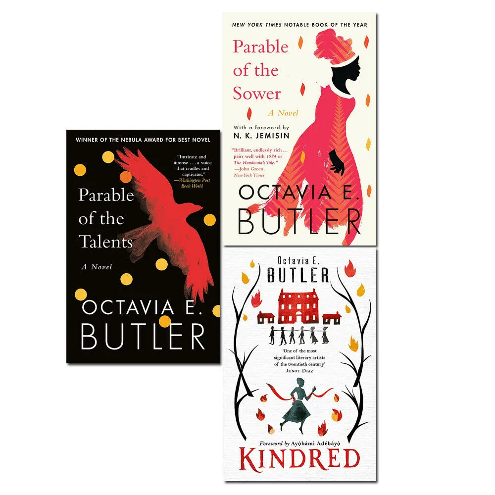 Octavia E. Butler 3 Books Collection Set (Kindred, Parable of the Sower, Talents)