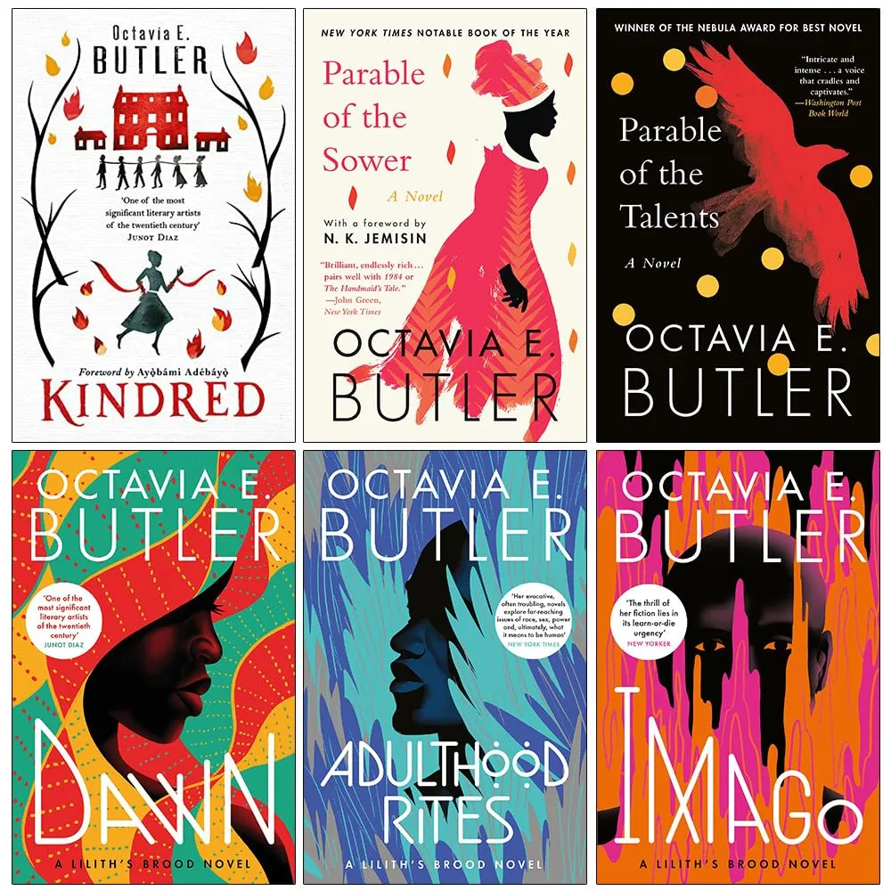 Octavia E. Butler Collection 6 Books Set (Kindred, Parable of the Sower)