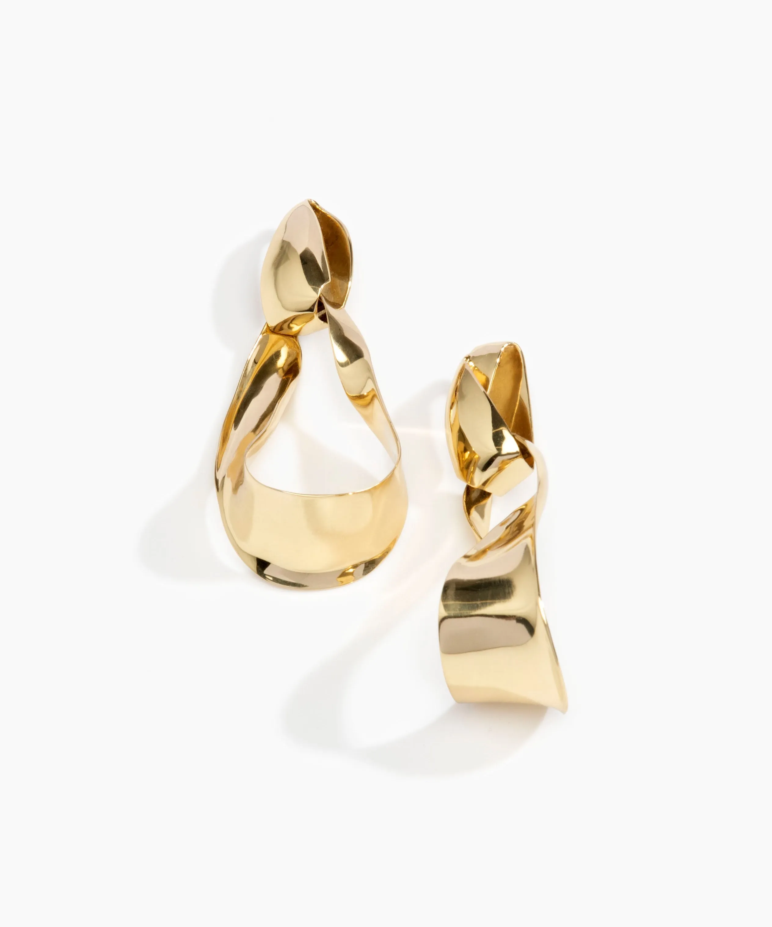 Olive Leaf Drop Earrings