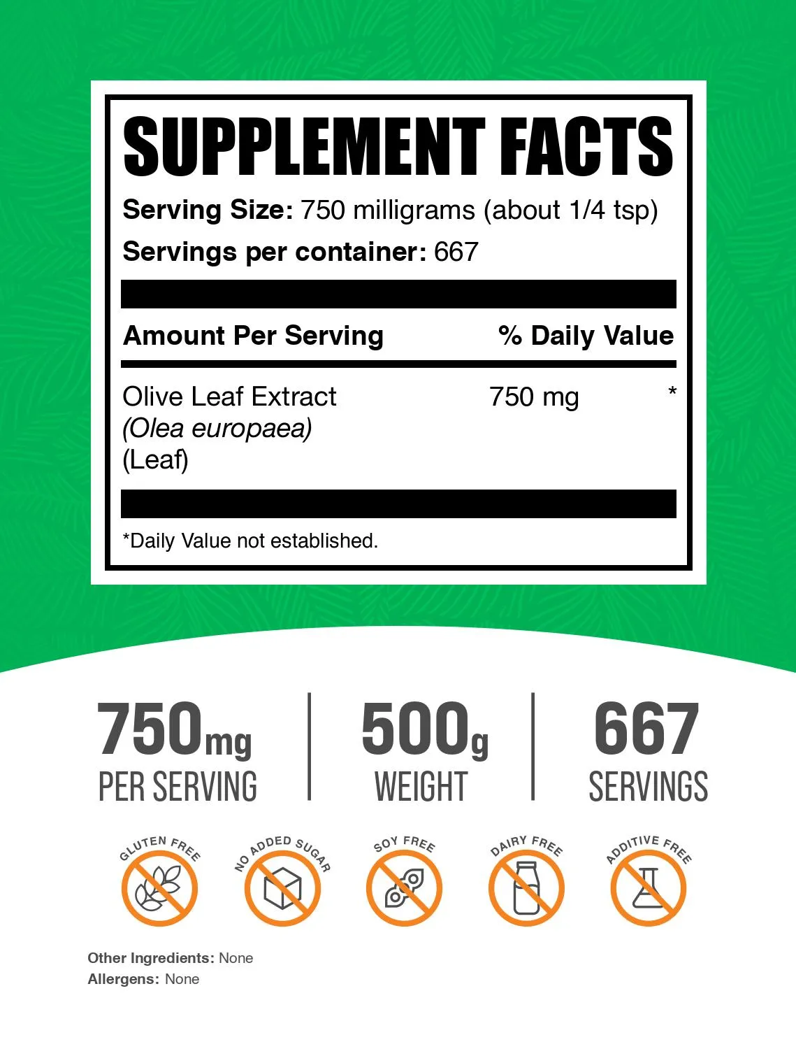 Olive Leaf Extract Powder