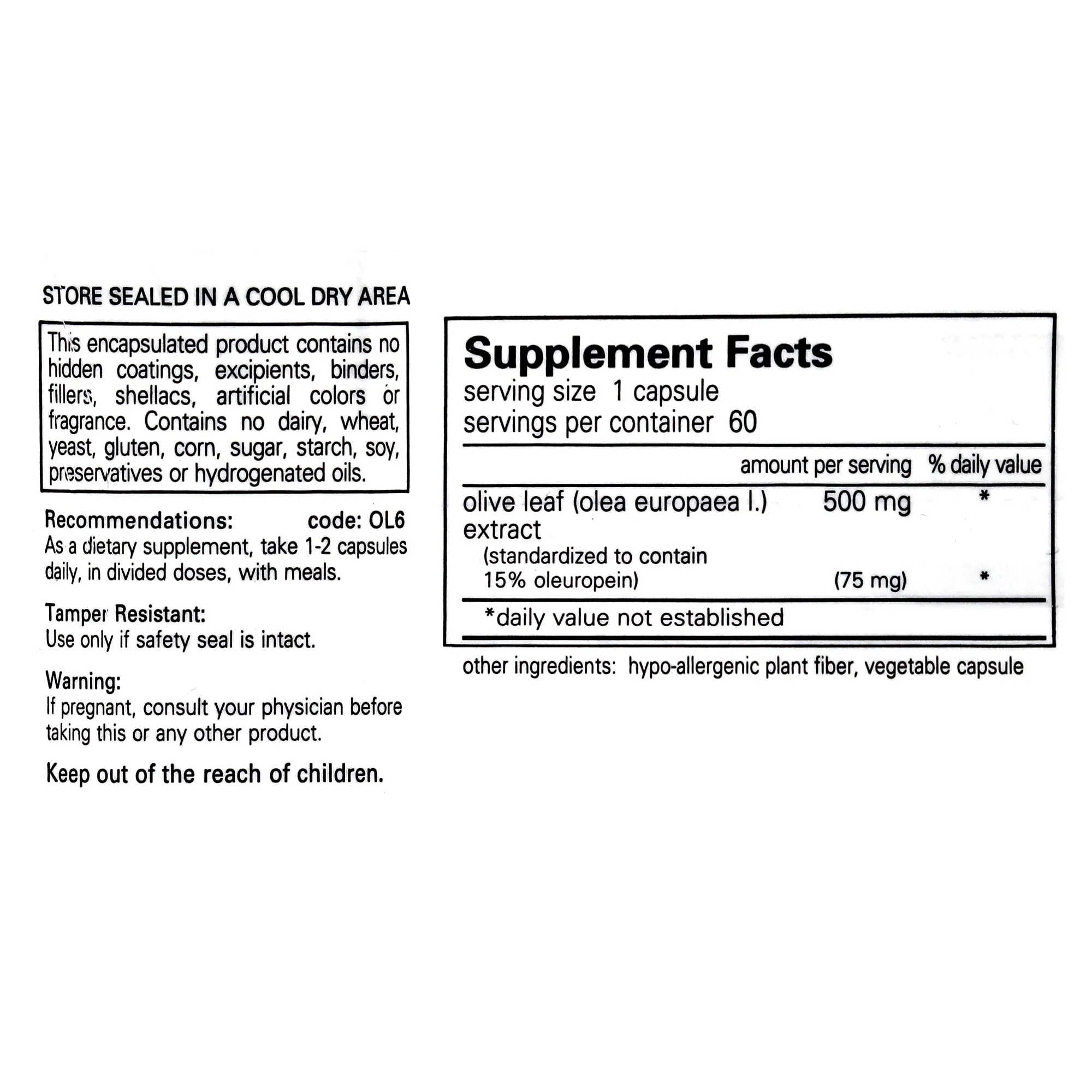 Olive Leaf extract