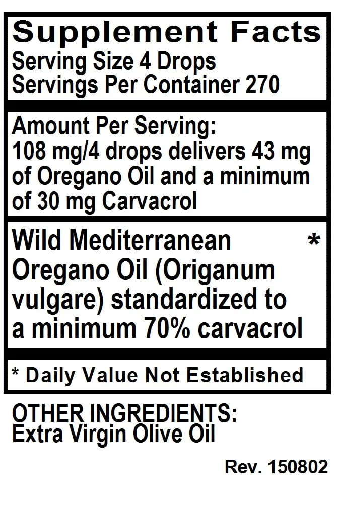 Oregano Oil, oz