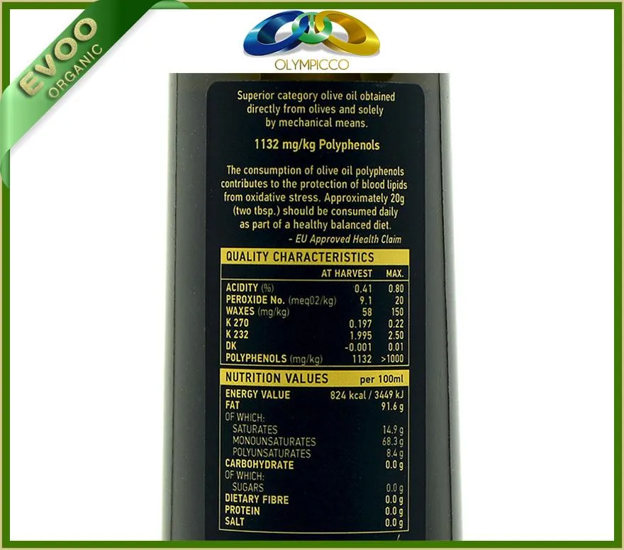 Organic Drop of Life, Extra Virgin Olive Oil - Harvest 2024/2025