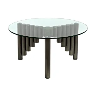 Organum Coffee Table, Gun Metal Finish