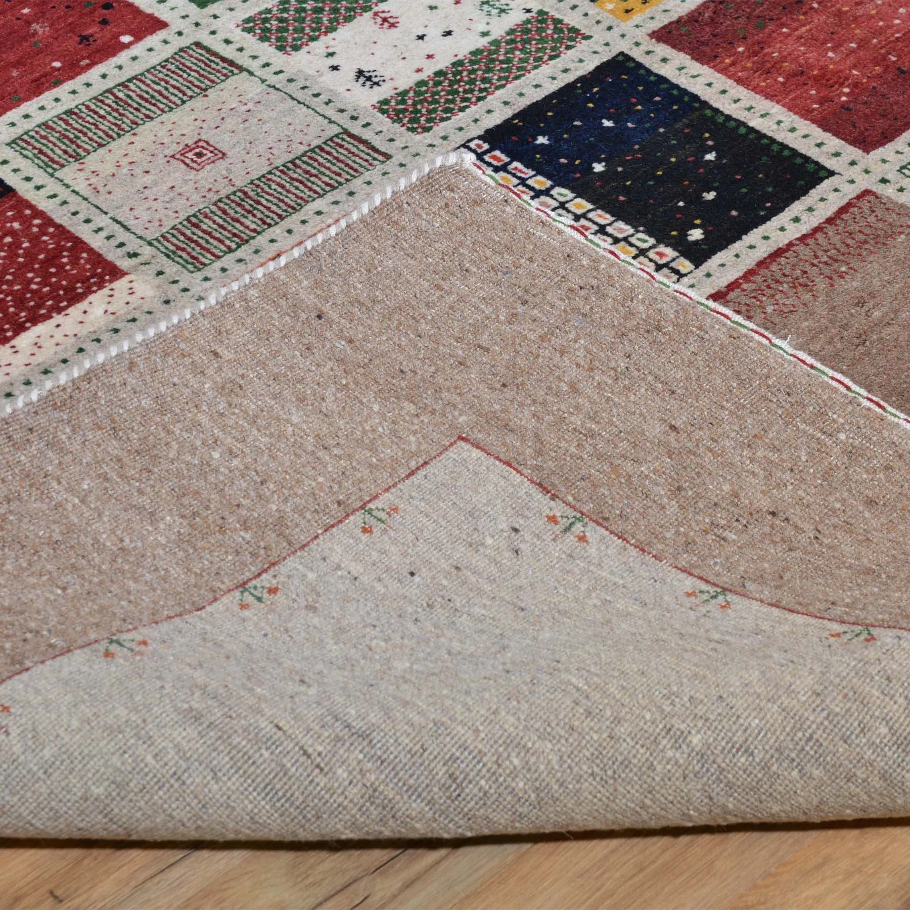 Oriental Hand-Knotted Modern Gabbeh Design Handmade Wool Rug (Size 8.0 X 10) Cwral-6264