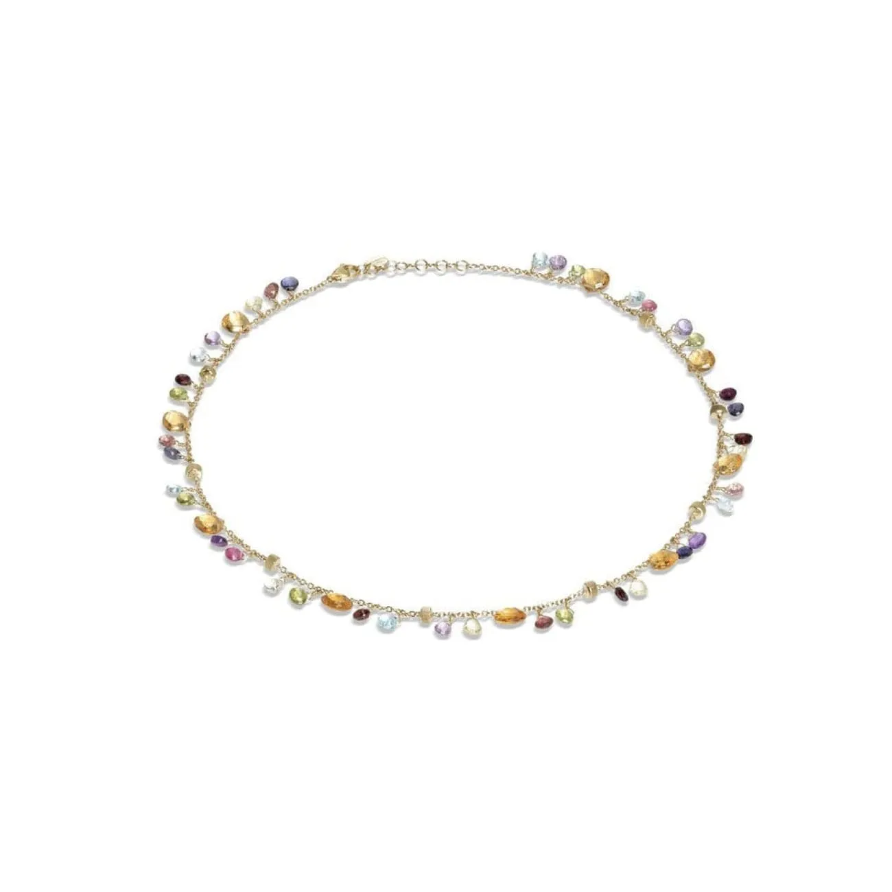 Paradise 18K Yellow Gold Citrine & Mixed Gemstone Single Strand Necklace