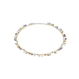 Paradise 18K Yellow Gold Citrine & Mixed Gemstone Single Strand Necklace