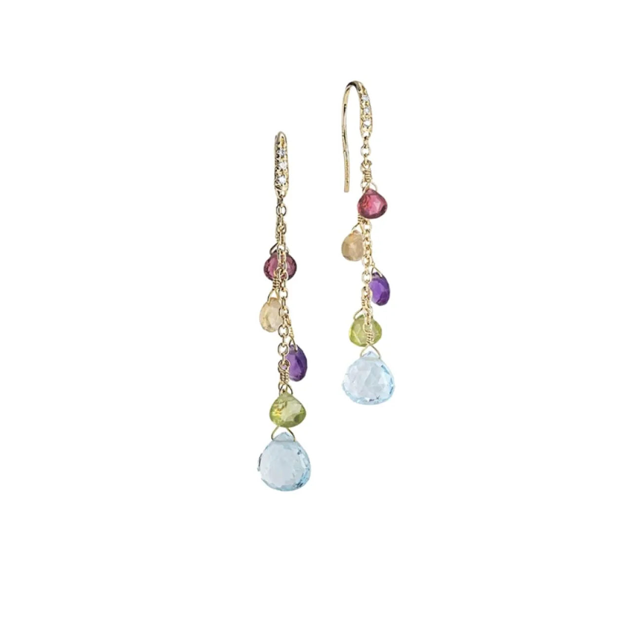 Paradise 18K Yellow Gold Earrings