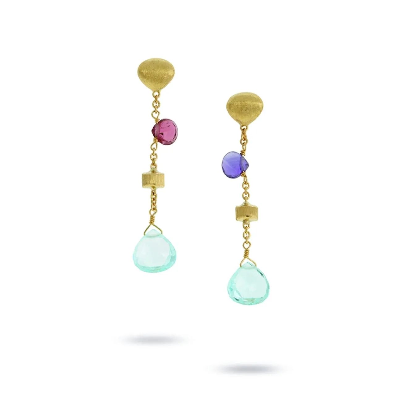 PARADISE COLLECTION YELLOW GOLD 18K EARRINGS