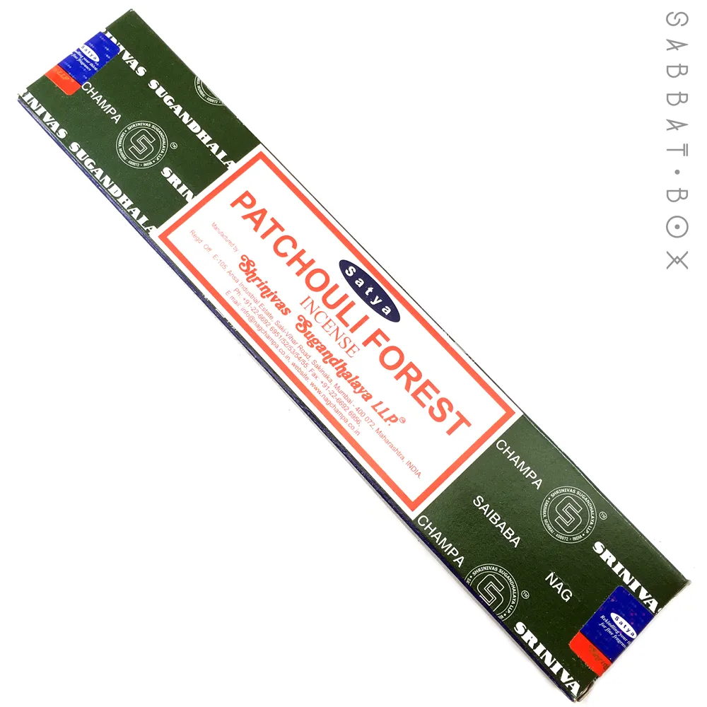 Patchouli Forest Incense - Satya Nag Champa