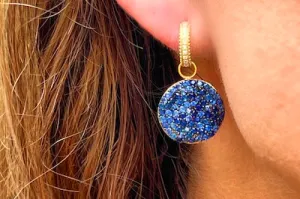 Pave Blue Sapphire Charms