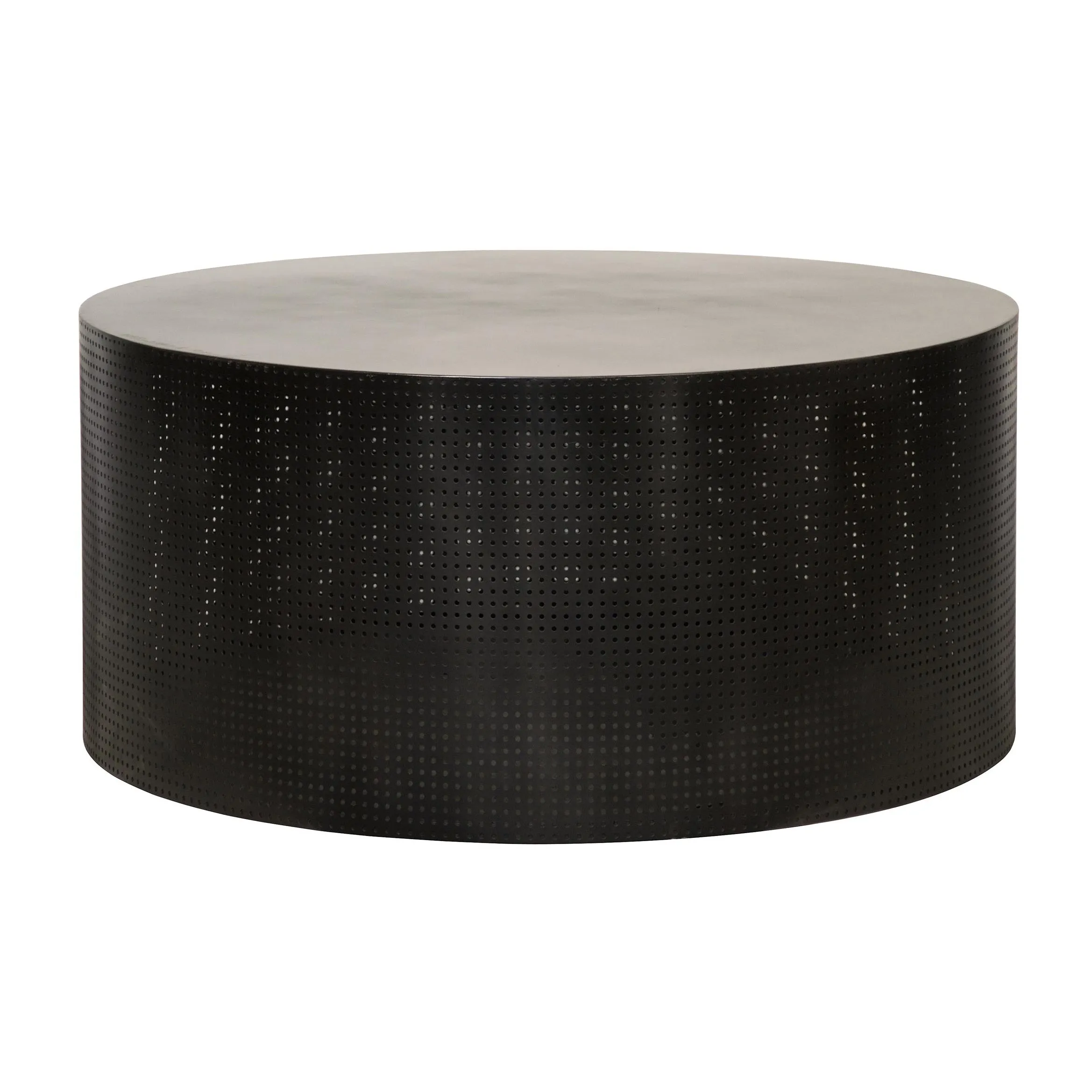 Punched Black Coffee Table