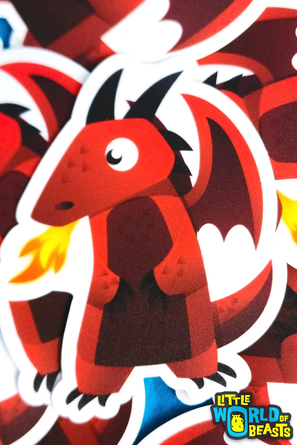 Red Dragon Sticker