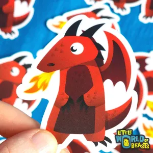 Red Dragon Sticker