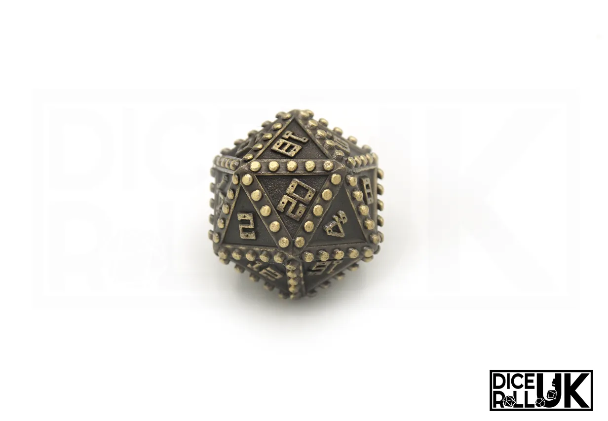 Rivets Metal Dice - Bronze