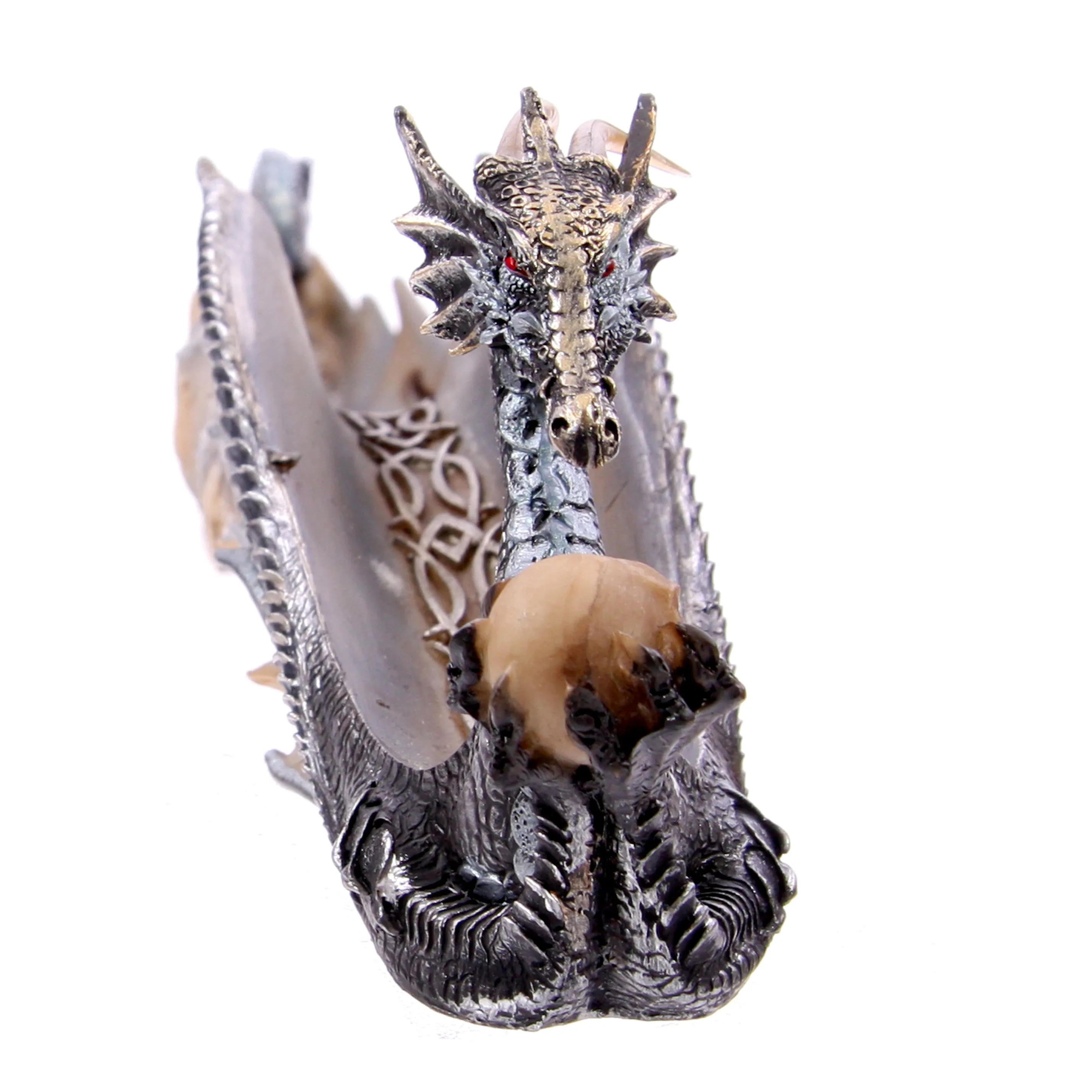 Shimmering Dragon Ashcatcher Incense Stick Burner