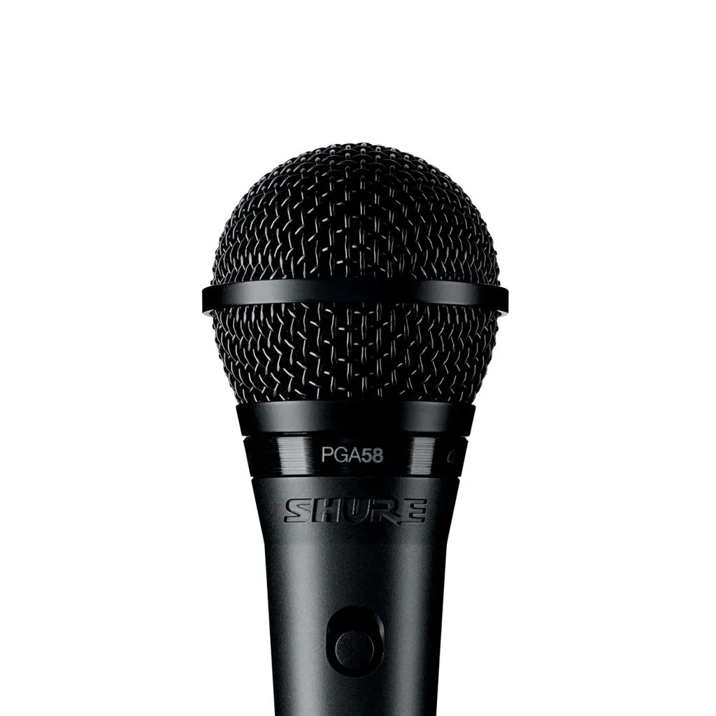 Shure PGA58 Cardioid Dynamic Vocal Microphone   XLR Cable
