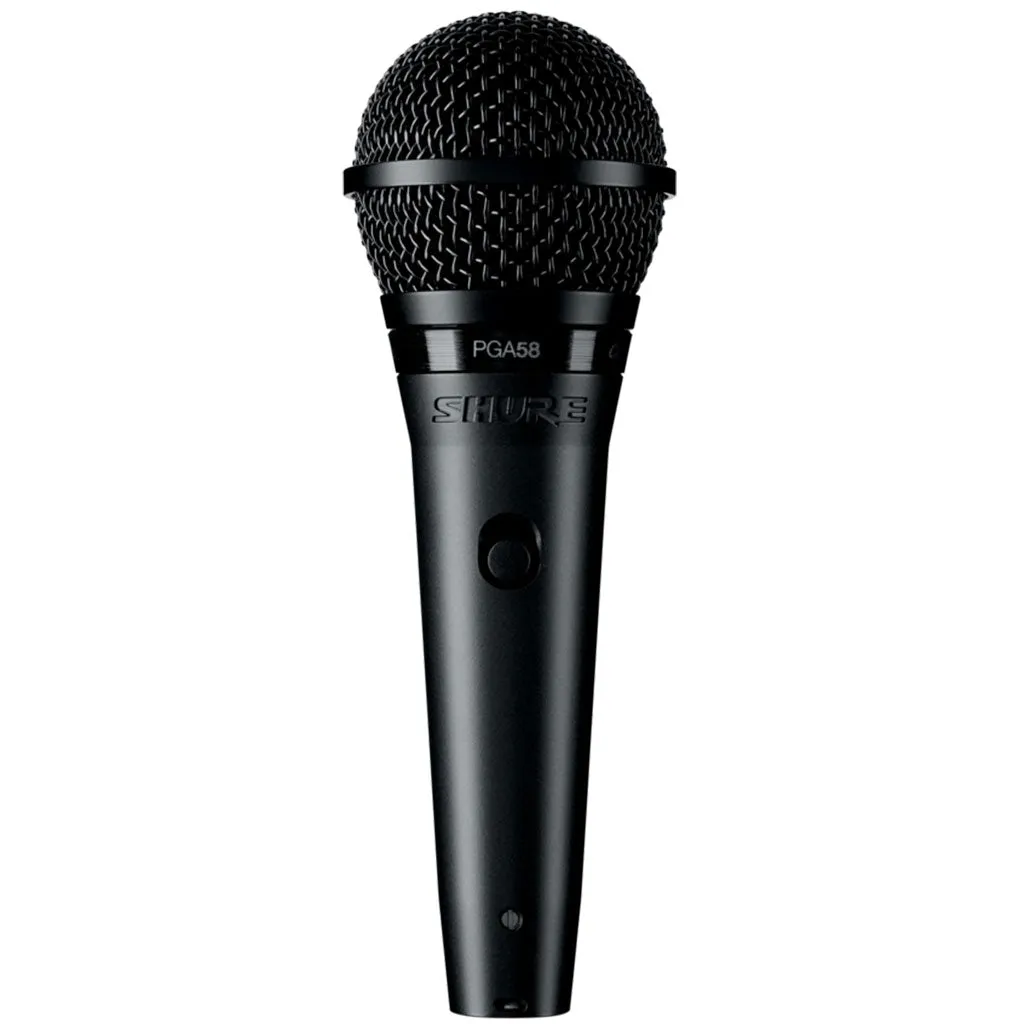 Shure PGA58 Cardioid Dynamic Vocal Microphone   XLR Cable