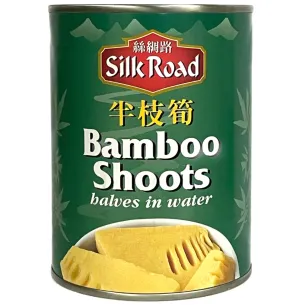 Silk Road Bamboo Shoots Halves in Water 560g