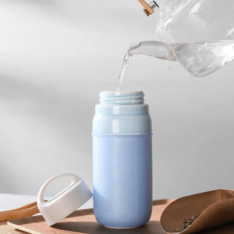 Simple Is Beautiful Ceramic Tumbler / 17 oz