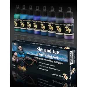 Sky & Ice Blue Paint Set - Scale75