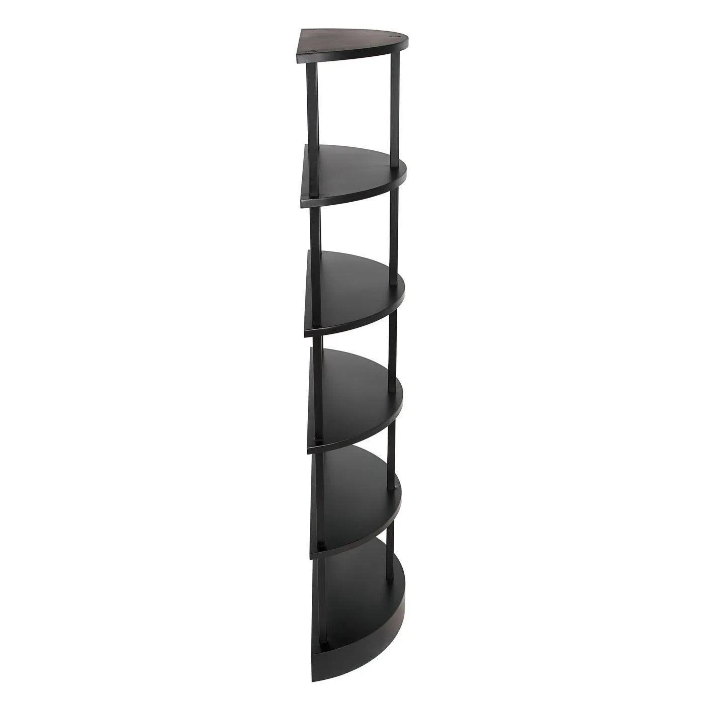 Spago Bookcase, Black Metal