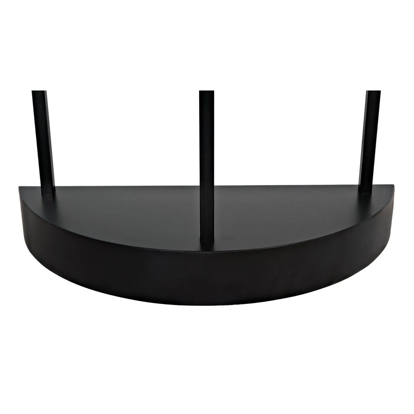 Spago Bookcase, Black Metal