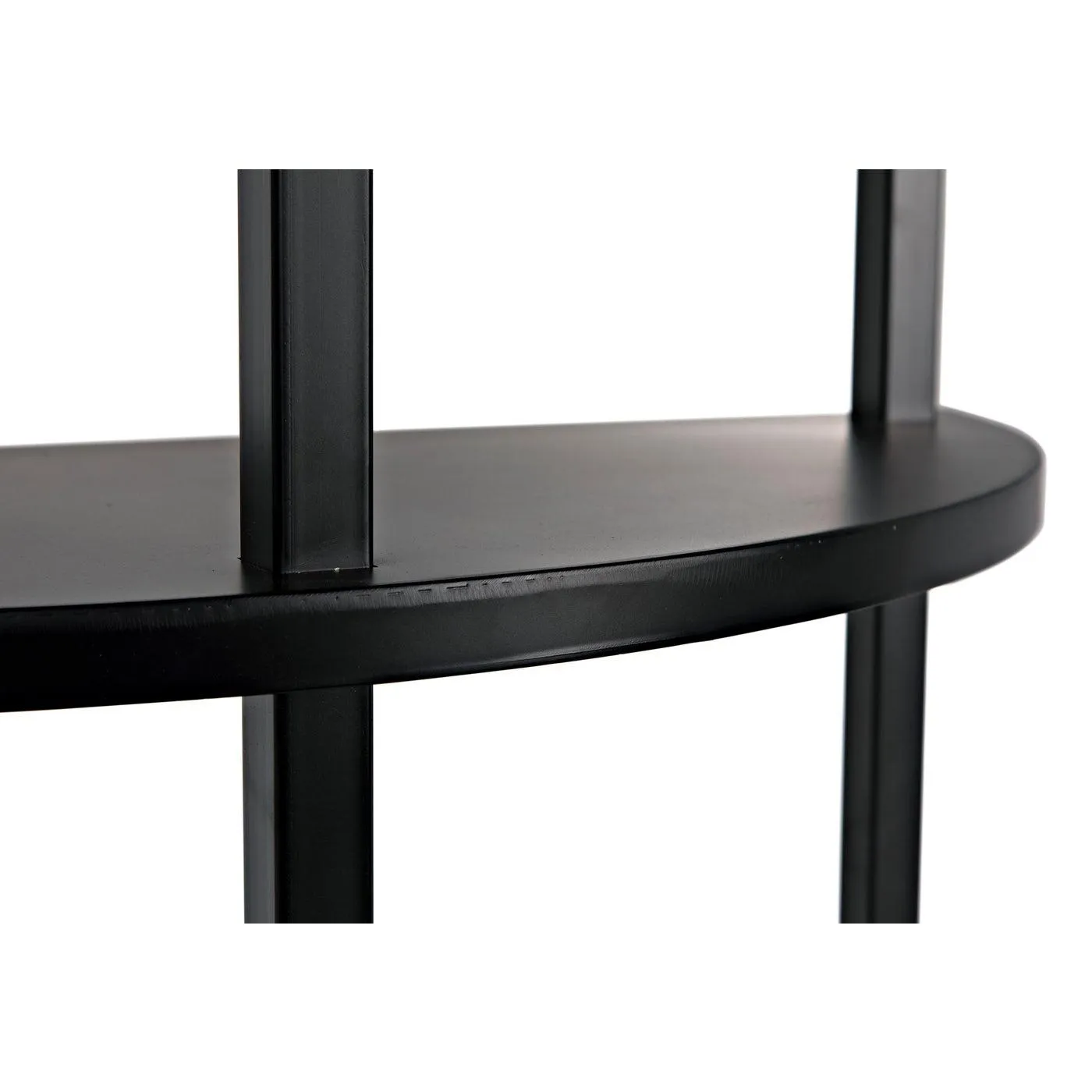 Spago Bookcase, Black Metal