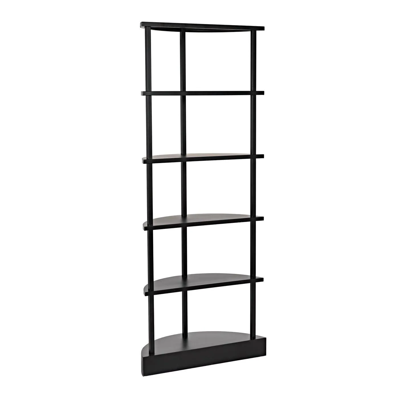 Spago Bookcase, Black Metal