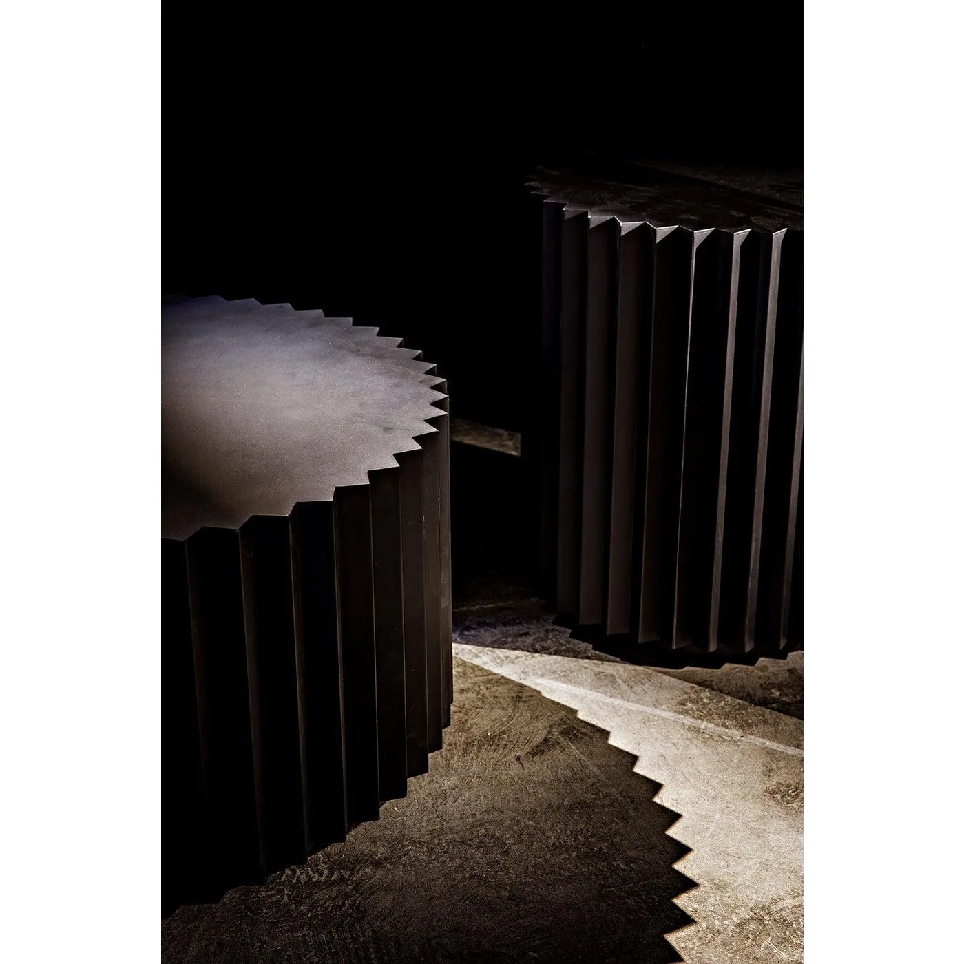 Stern Coffee Table, Black Steel