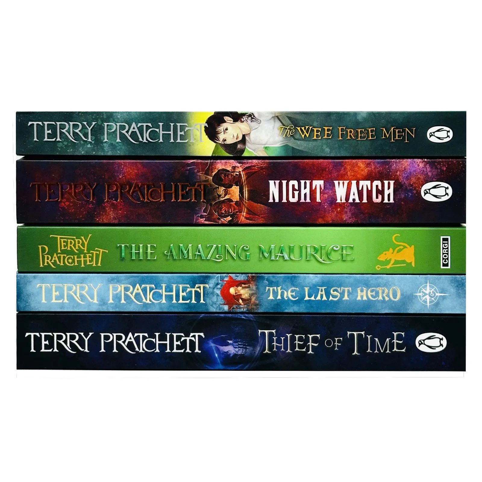 Terry pratchett Discworld novels Series 5 :5 books collection set