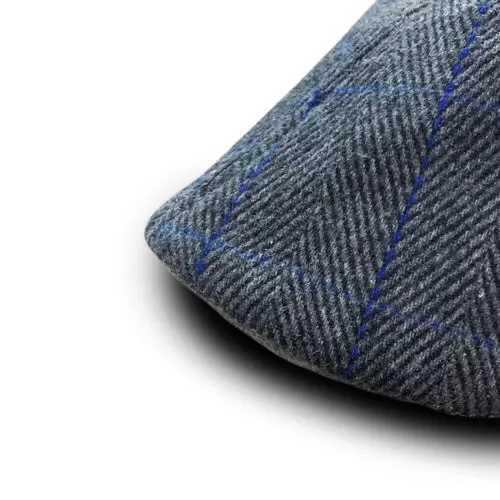 The Industrial Boston Scally Cap - Iron Ore Herringbone
