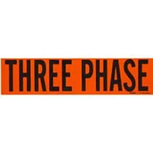 Three Phase Conduit and Voltage Labels| Buy online