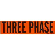 Three Phase Conduit and Voltage Labels| Buy online