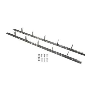 Timco Premium Wall Starter Kit - Stainless Steel 41mm x 1200mm - Pack of 10