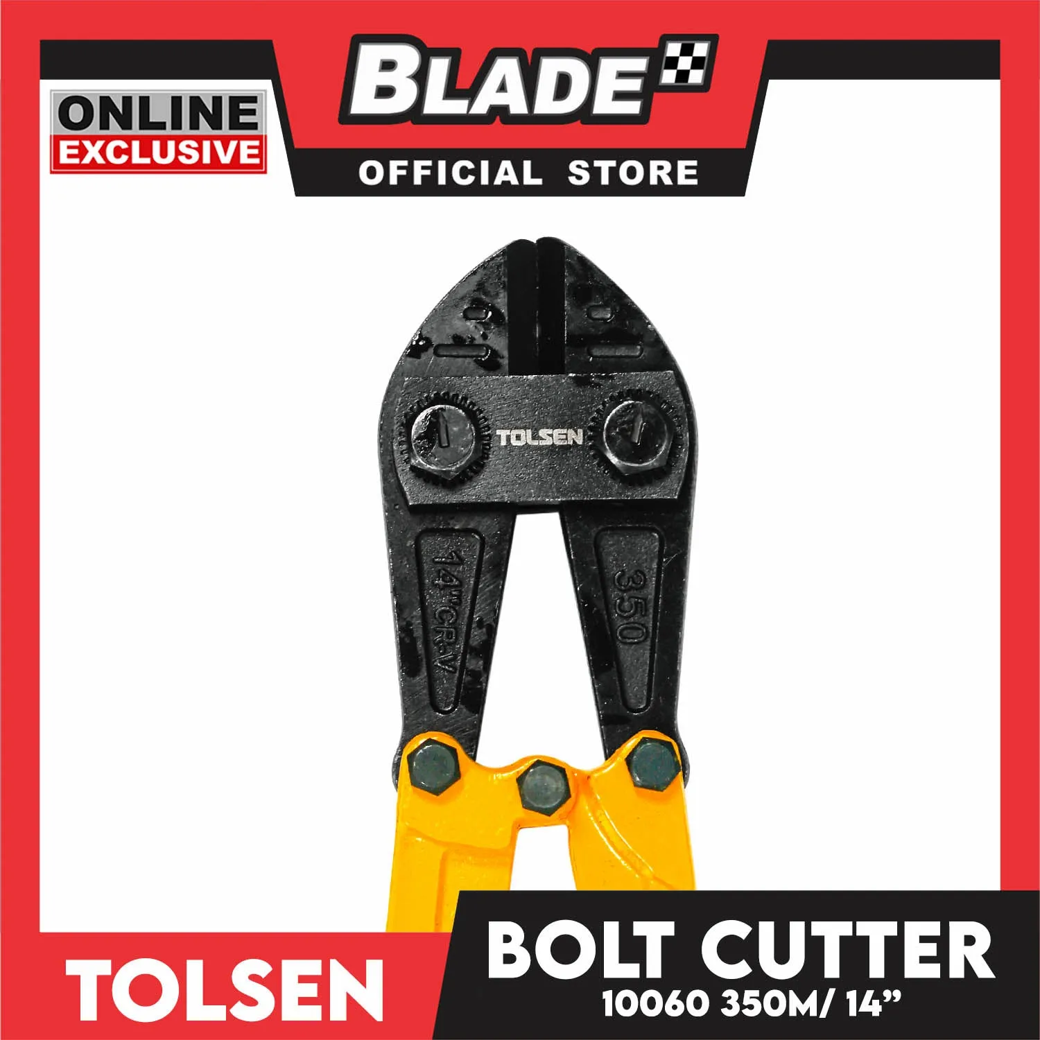 Tolsen Small Bolt Cutter for Wire 350mm 14'' (Industrial) 10060