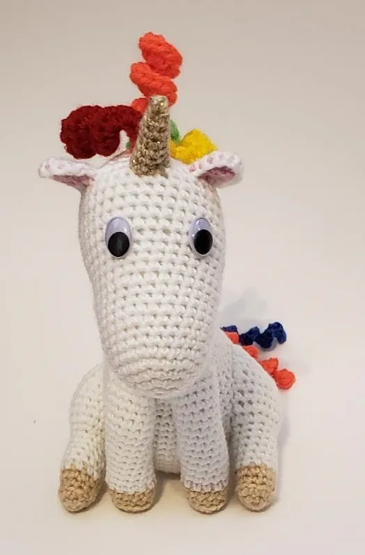 Unicorn Bobblehead Crochet Pattern
