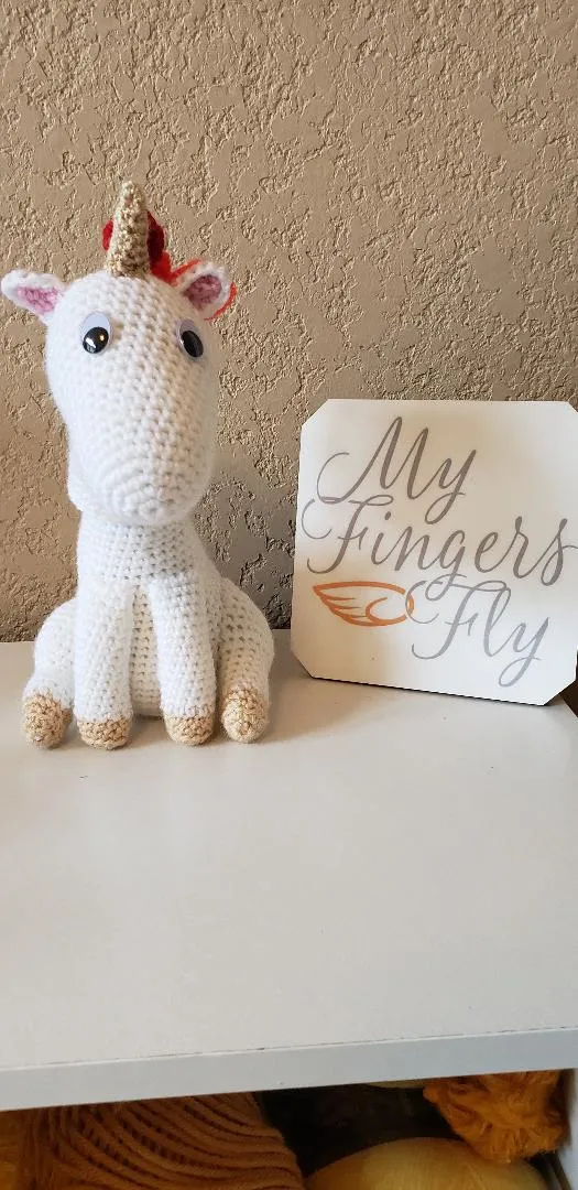 Unicorn Bobblehead Crochet Pattern