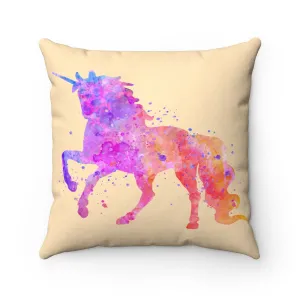 Unicorn Square Pillow