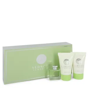 VERSACE VERSENCE FOR WOMEN EDT 5ML 25ML SHAVING GEL 25ML BODY LOTION MINITURE SET