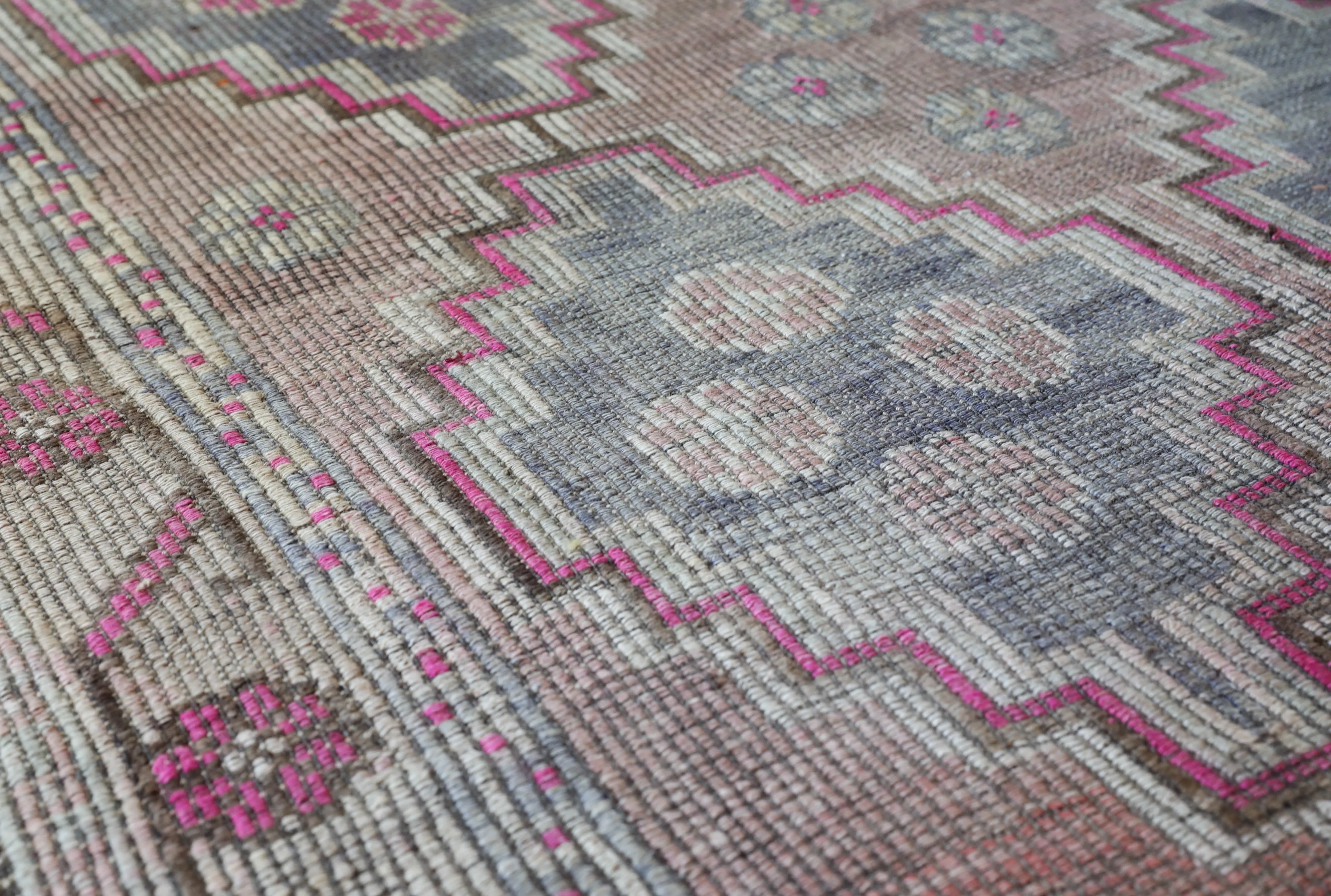 Vintage Mersin Mut Cicim Kilim Rug 5'5"x8'10"
