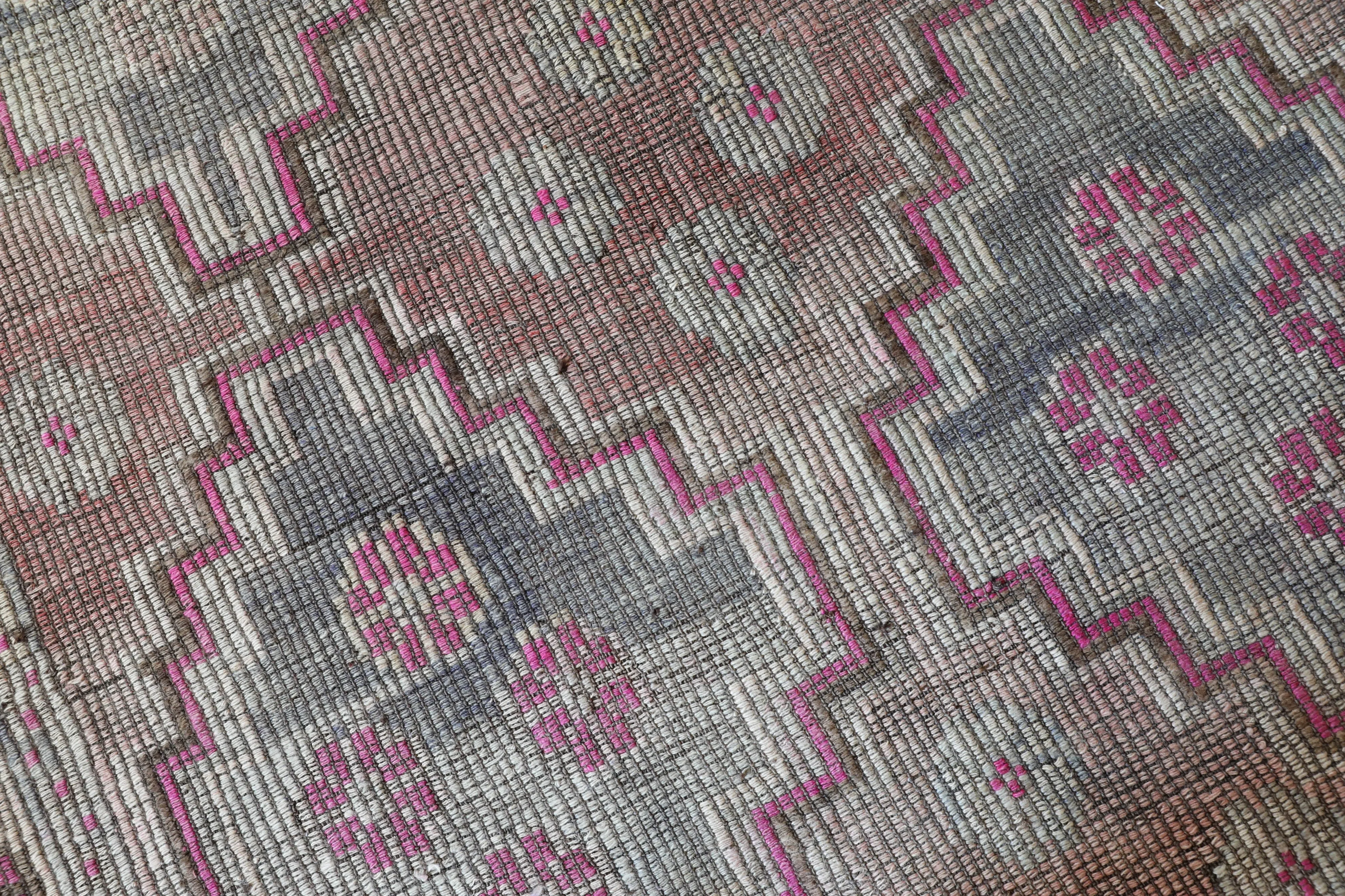 Vintage Mersin Mut Cicim Kilim Rug 5'5"x8'10"