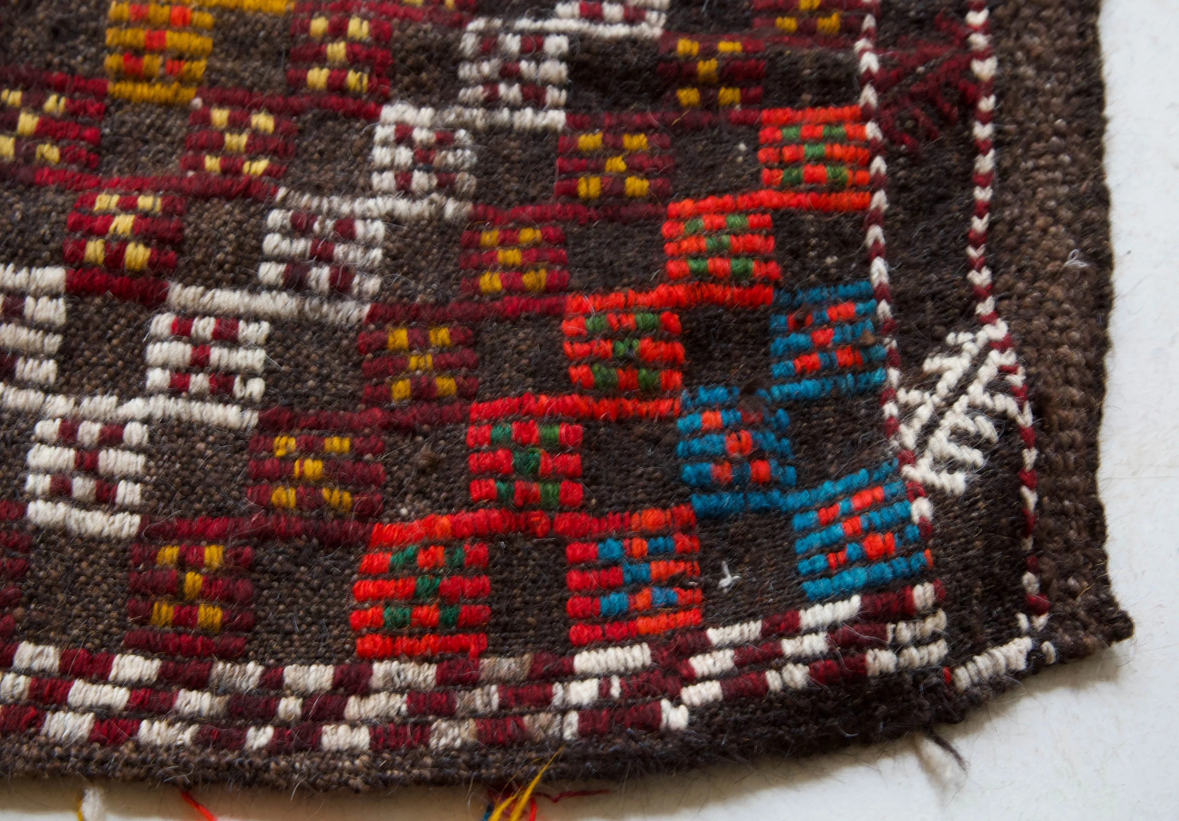 Vintage Taurus Yoruk Cicim Kilim Rug 6'2"x8'10"