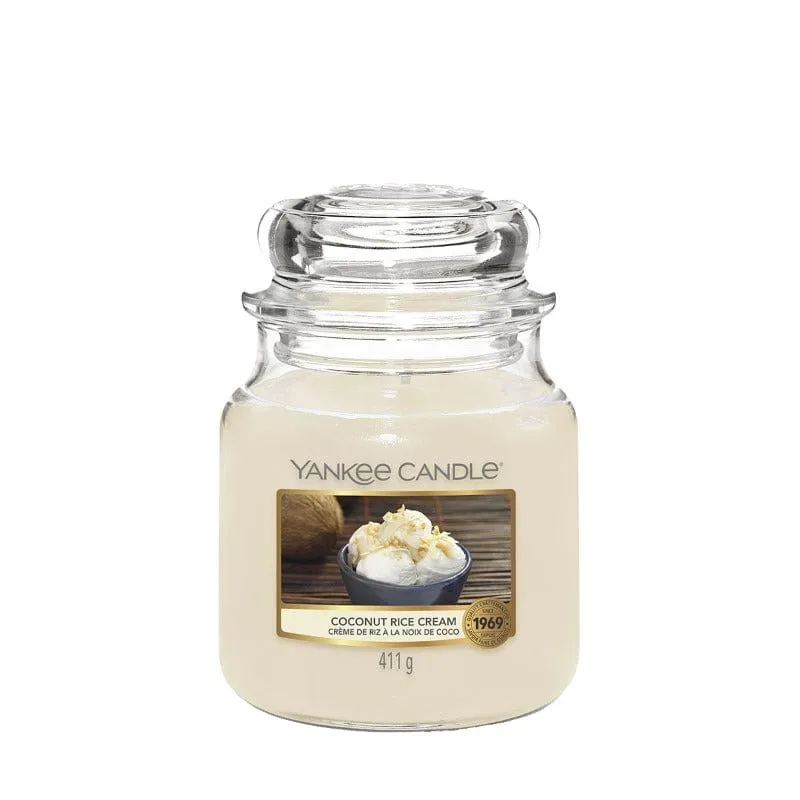 Yankee Candle Medium Jar Coconut Rice Cream  411g
