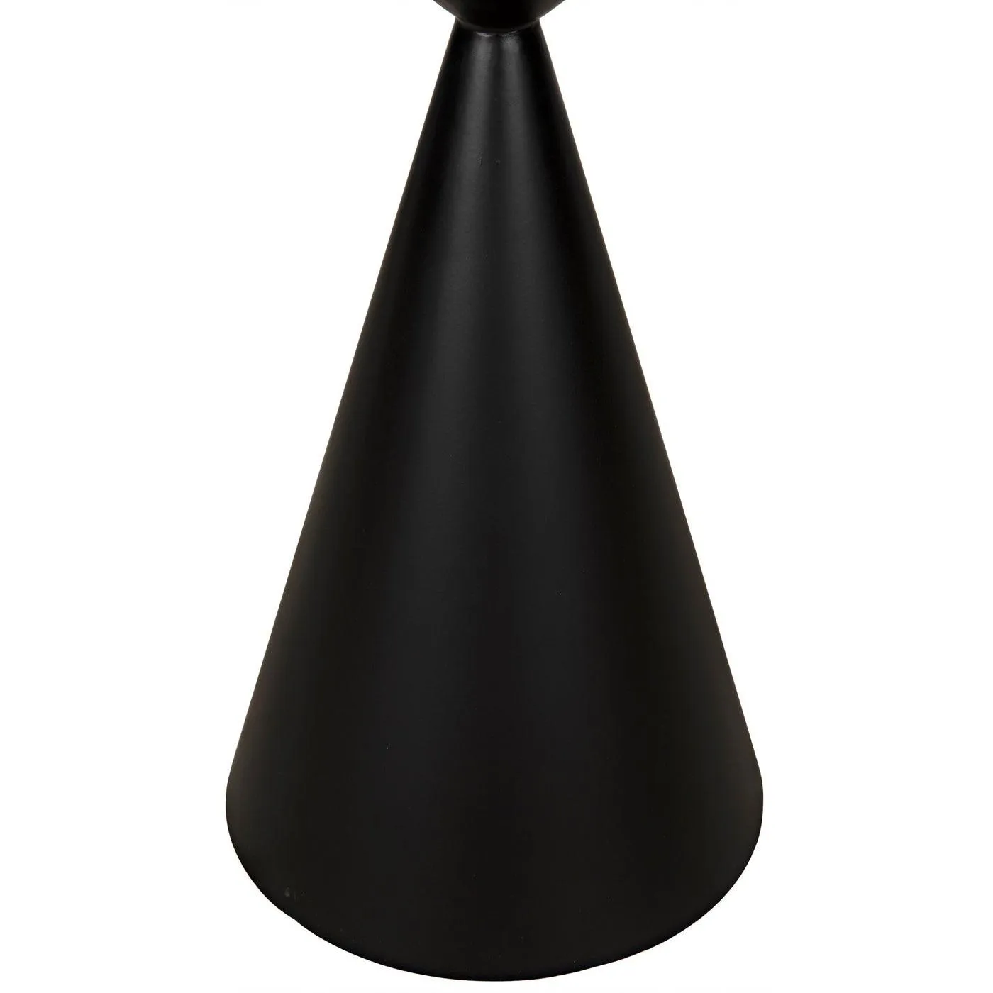 Zasa Side Table, Black Steel